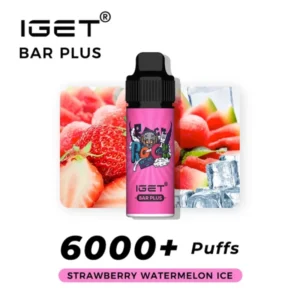 IGET Bar Plus Strawberry Watermelon Ice 6000 Puffs